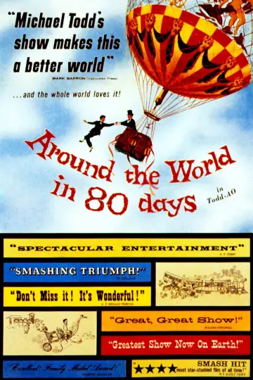 Poster to the movie "Around the World in Eighty Days" #1165831