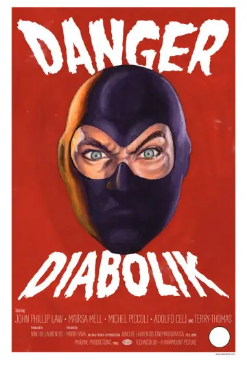 Poster to the movie "Danger: Diabolik" #981209