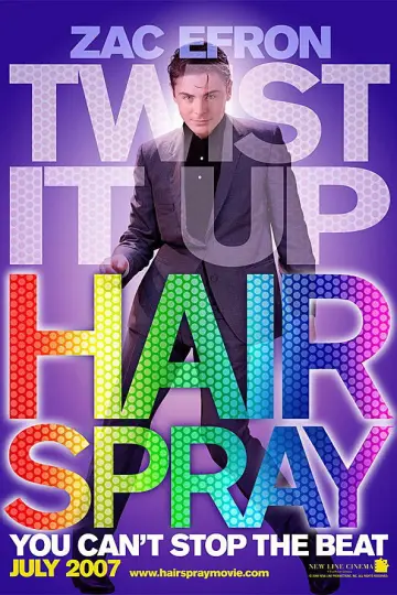 Poster to the movie "Hairspray" #862918
