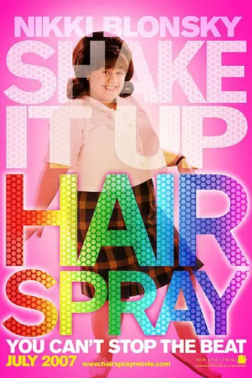 Poster to the movie "Hairspray" #862919