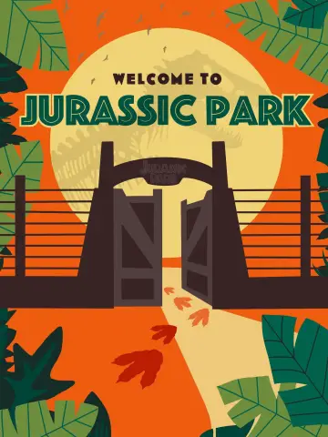 Poster to the movie "Jurassic Park" #598229