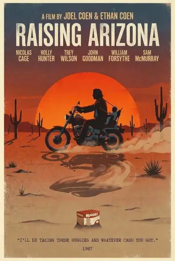 Poster to the movie "Raising Arizona" #980381