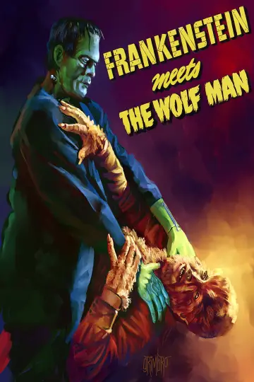 Poster to the movie "Frankenstein Meets the Wolf Man" #1030305