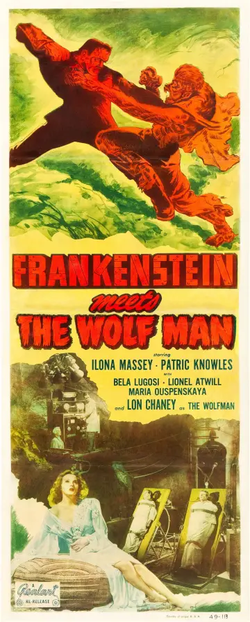 Poster to the movie "Frankenstein Meets the Wolf Man" #1030314