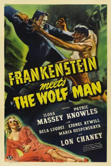 Poster to the movie "Frankenstein Meets the Wolf Man" #1030326