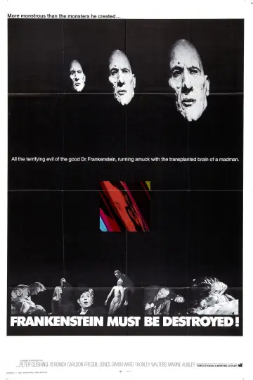 Poster to the movie "Frankenstein Must Be Destroyed" #1113556