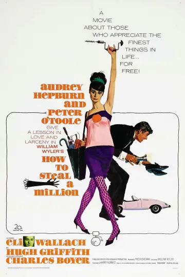 Poster to the movie "How to Steal a Million" #111988