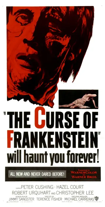 Poster to the movie "The Curse of Frankenstein" #1027022