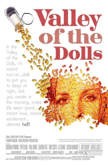 Poster to the movie "Valley of the Dolls" #1276009