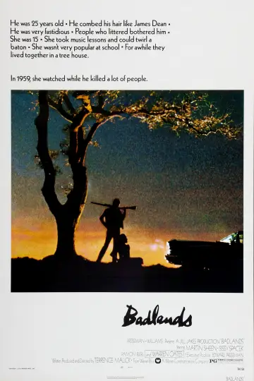 Poster to the movie "Badlands" #667995