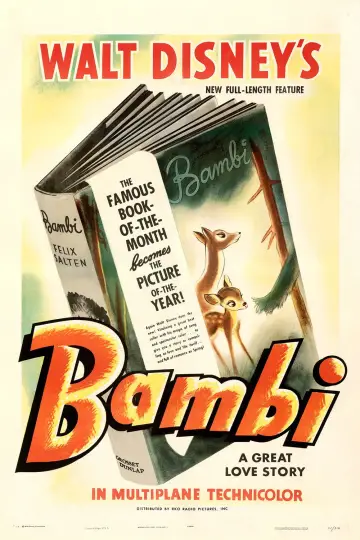 Poster to the movie "Bambi" #669494