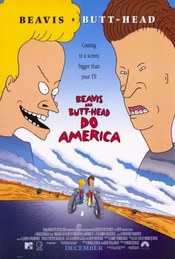 Poster to the movie "Beavis and Butt-Head Do America" #125432