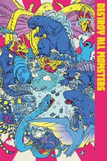 Poster to the movie "Destroy All Monsters" #141655
