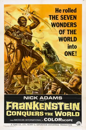 Poster to the movie "Frankenstein Conquers the World" #1115069