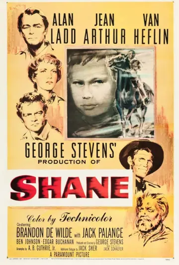 Poster to the movie "Shane" #217389