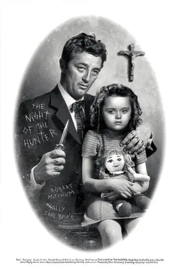 Poster to the movie "The Night of the Hunter" #675849