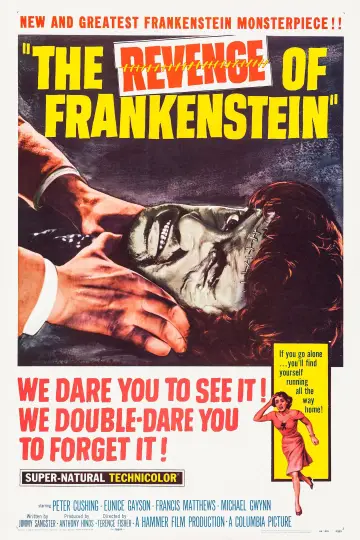 Poster to the movie "The Revenge of Frankenstein" #1023339