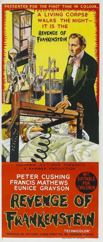 Poster to the movie "The Revenge of Frankenstein" #1023342