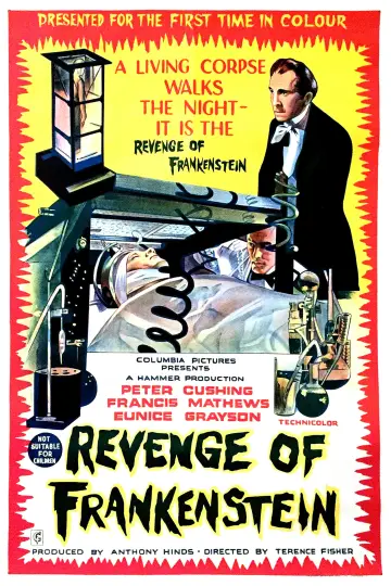 Poster to the movie "The Revenge of Frankenstein" #1023344