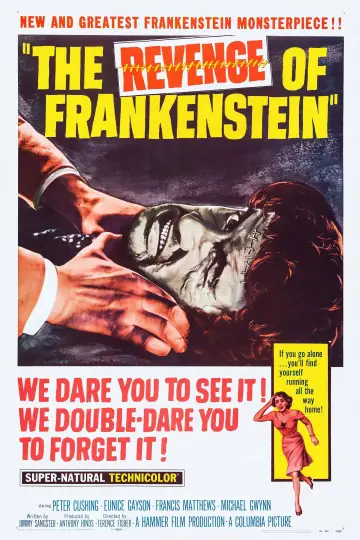 Poster to the movie "The Revenge of Frankenstein" #1023353