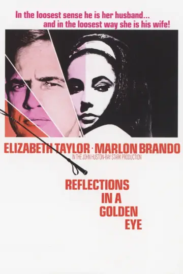 Poster to the movie "Reflections in a Golden Eye" #1037819