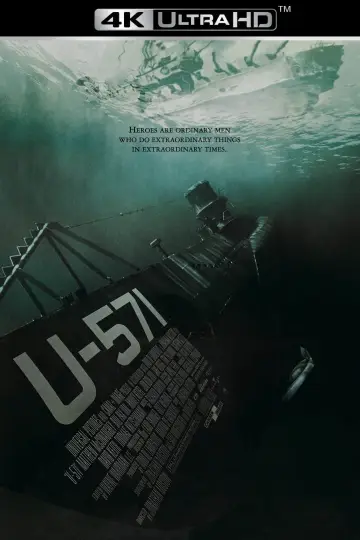 Poster to the movie "U-571" #860409