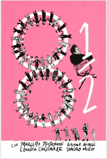 Poster to the movie "8½" #176700