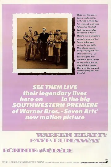Poster to the movie "Bonnie and Clyde" #729547