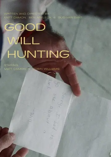 Poster to the movie "Good Will Hunting" #831548