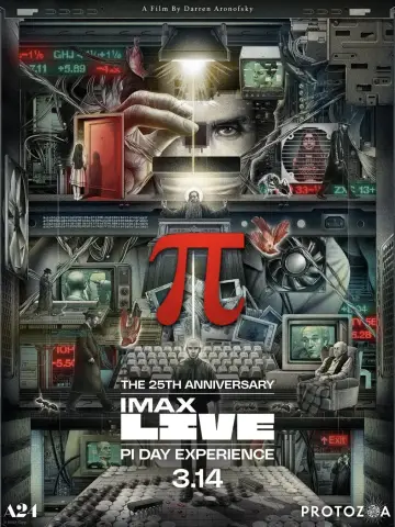 Poster to the movie "Pi" #158895