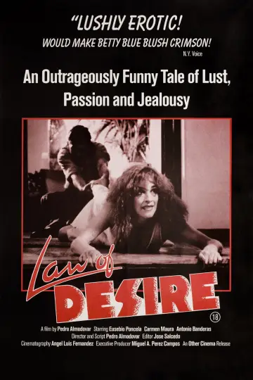 Poster to the movie "Law of Desire" #938659