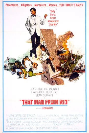 Poster to the movie "That Man from Rio" #1047558