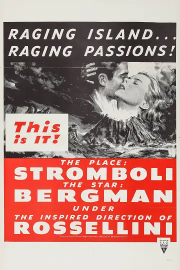 Poster to the movie "Stromboli" #1086866