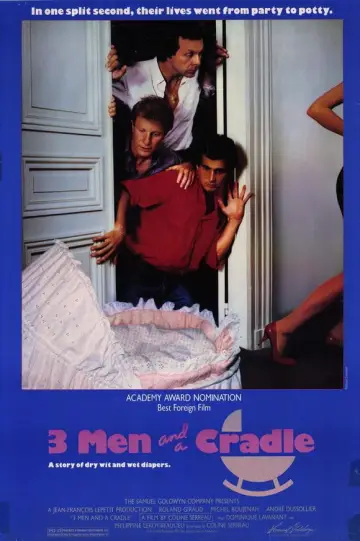 Poster to the movie "Three Men and a Cradle" #1091156
