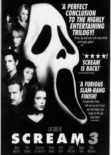 Poster to the movie "Scream 3" #771590