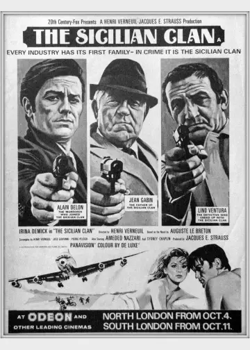 Poster to the movie "The Sicilian Clan" #1009419