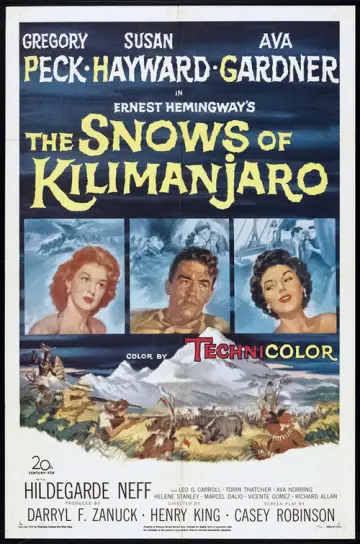 Poster to the movie "The Snows of Kilimanjaro" #1095943