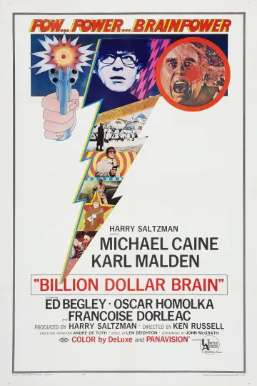 Poster to the movie "Billion Dollar Brain" #1166359