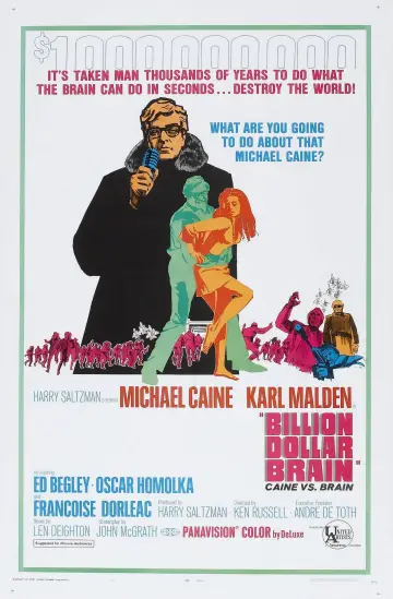 Poster to the movie "Billion Dollar Brain" #1166360