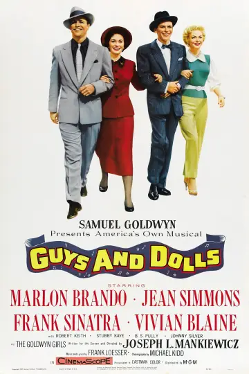 Poster to the movie "Guys and Dolls" #1023663