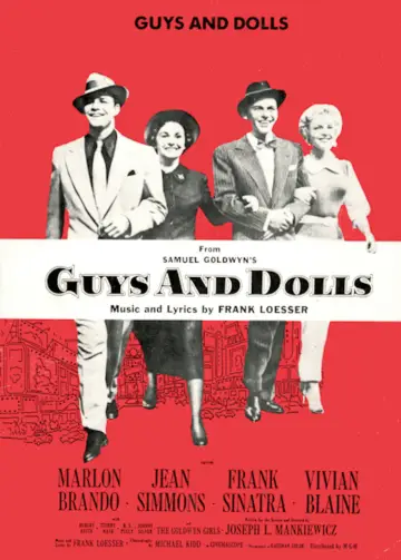 Poster to the movie "Guys and Dolls" #1023673