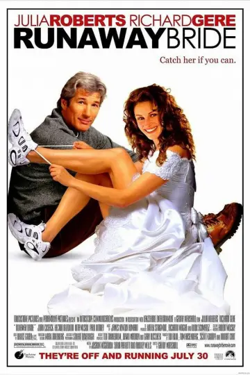 Poster to the movie "Runaway Bride" #886454