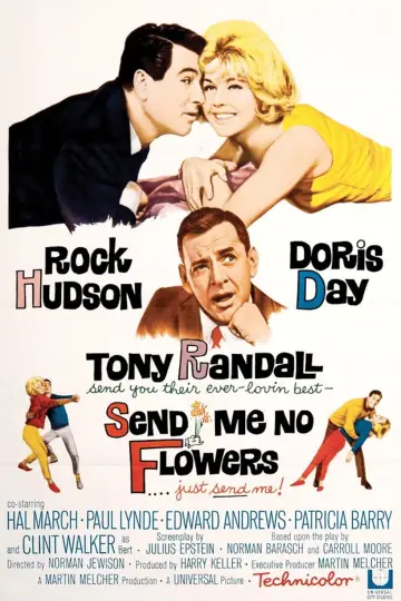 Poster to the movie "Send Me No Flowers" #1117023