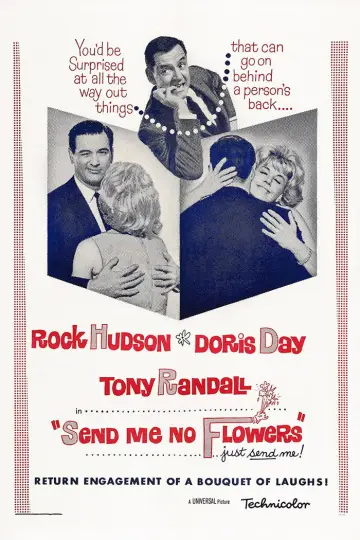 Poster to the movie "Send Me No Flowers" #1117025