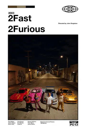 Poster to the movie "2 Fast 2 Furious" #847931