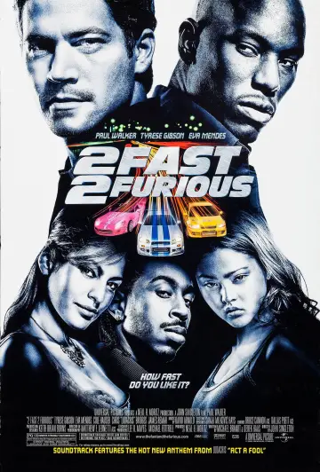 Poster to the movie "2 Fast 2 Furious" #847933