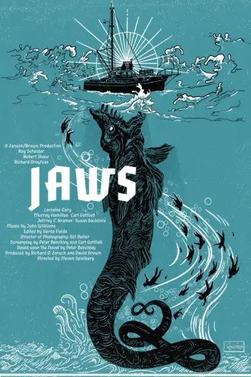 Poster to the movie "Jaws" #521458