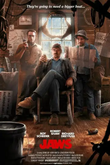 Poster to the movie "Jaws" #768259