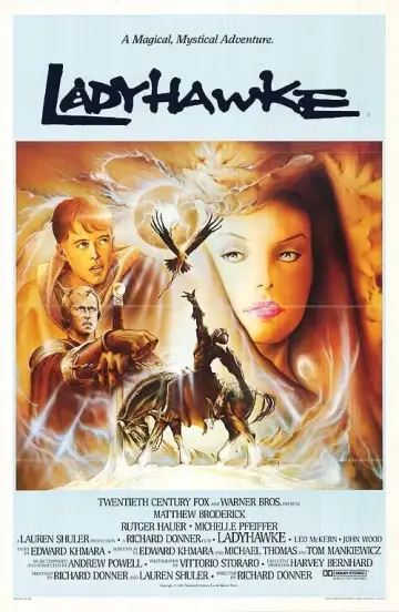 Poster to the movie "Ladyhawke" #138355