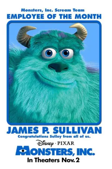 Poster to the movie "Monsters, Inc." #830758